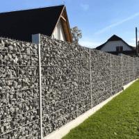 Gabiony, ploty a tienenie