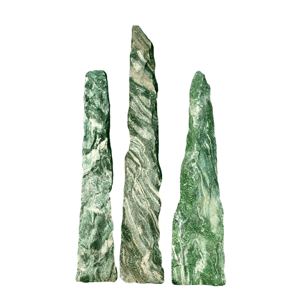 Mramor POLAR GREEN M61 stĺp podpílený solitérny kameň - thumbnail 1