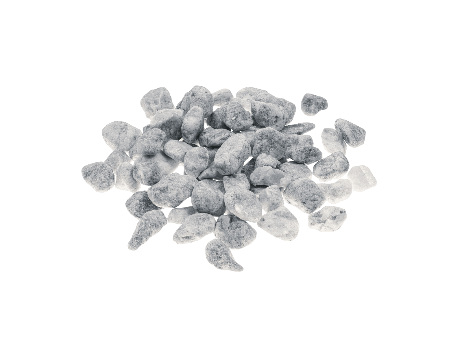 Dolomit CRYSTAL GREY D81 dekoračné okruhliaky/okrasné kamenivo - thumbnail 2