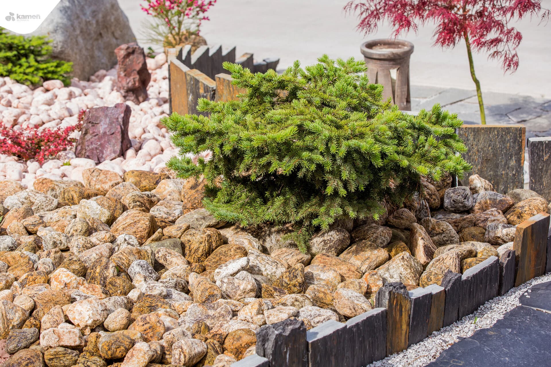 Gneis G53 dekoračné okruhliaky/okrasné kamenivo - thumbnail 2