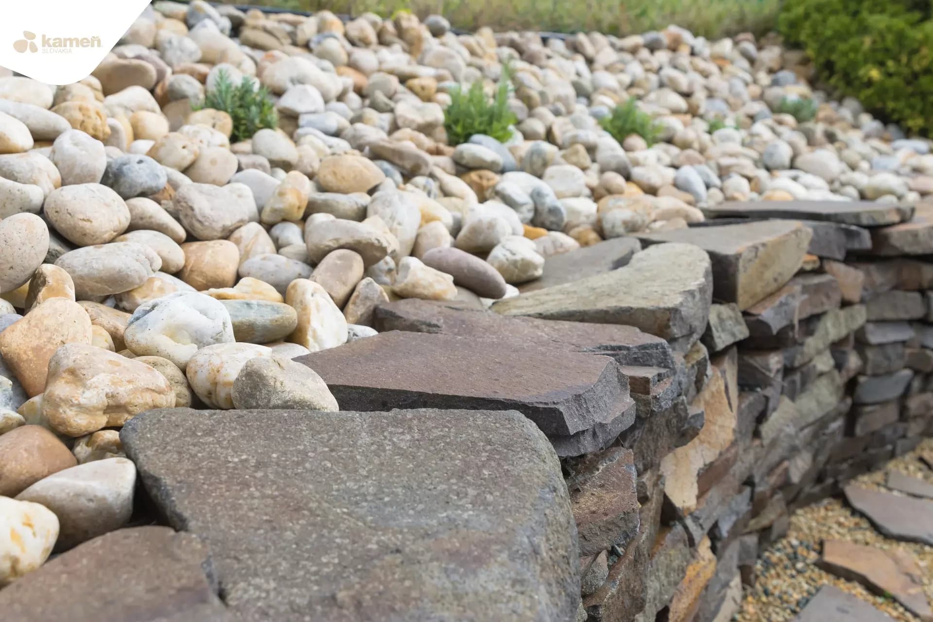 Kremeň mix K98 dekoračné okruhliaky/okrasné kamenivo - thumbnail 4