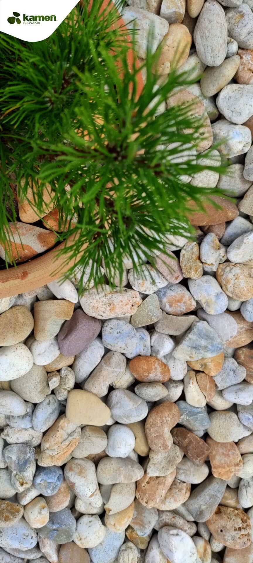 Kremeň mix K98 dekoračné okruhliaky/okrasné kamenivo - thumbnail 6
