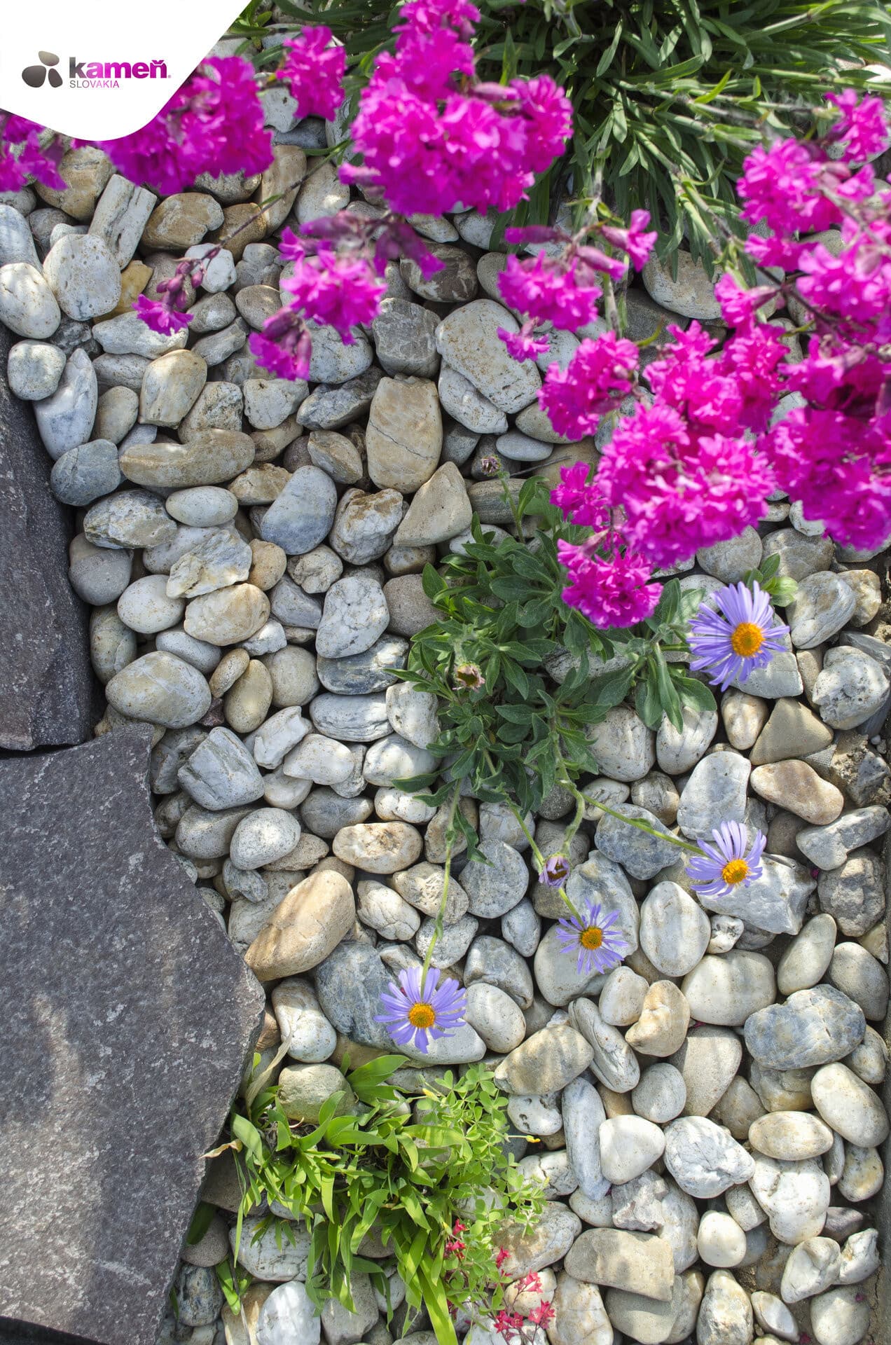 Kremeň mix K98 dekoračné okruhliaky/okrasné kamenivo - thumbnail 8