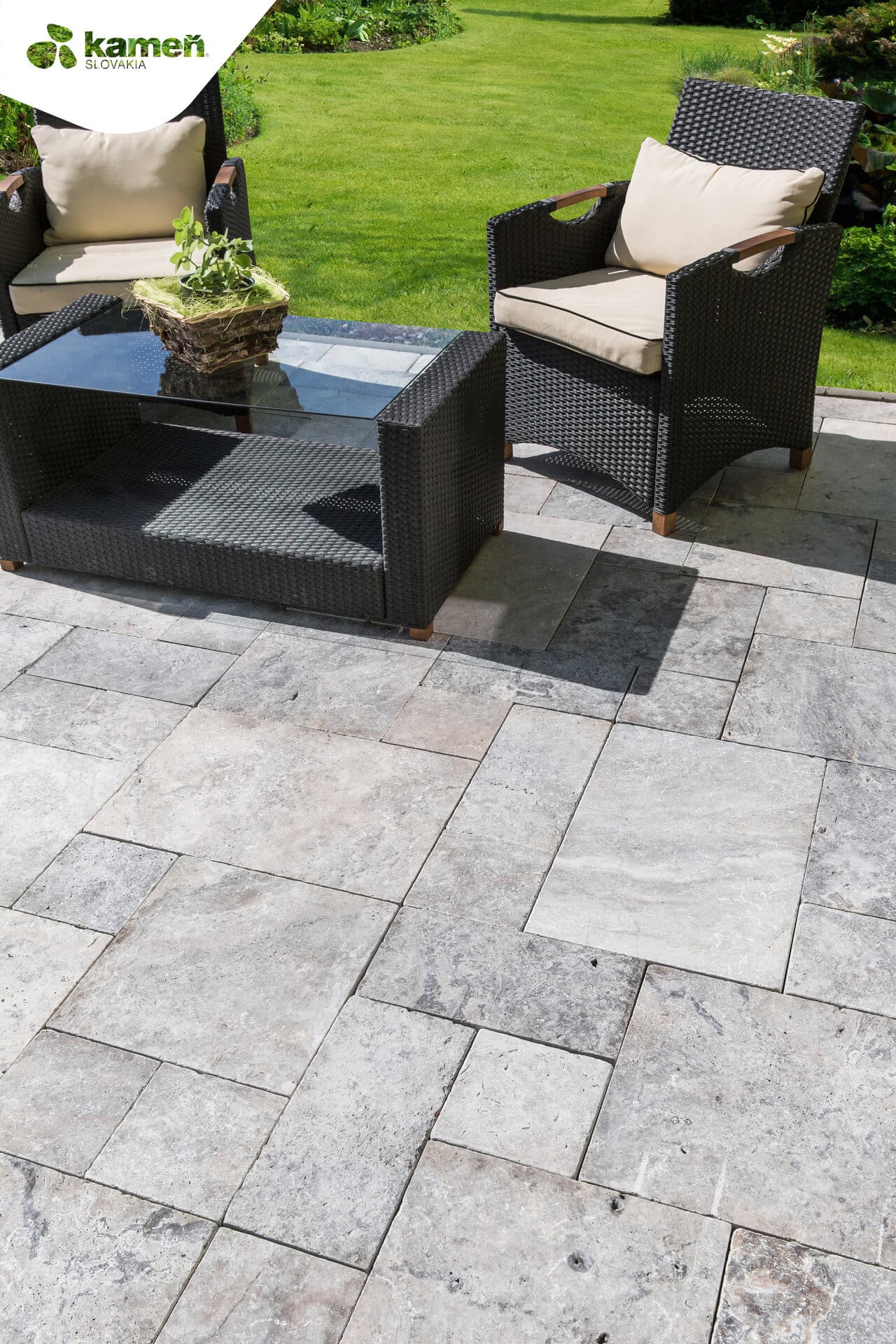 Travertín Antik BLUE SKY ATR73 mozaika - obklad / dlažba - thumbnail 4