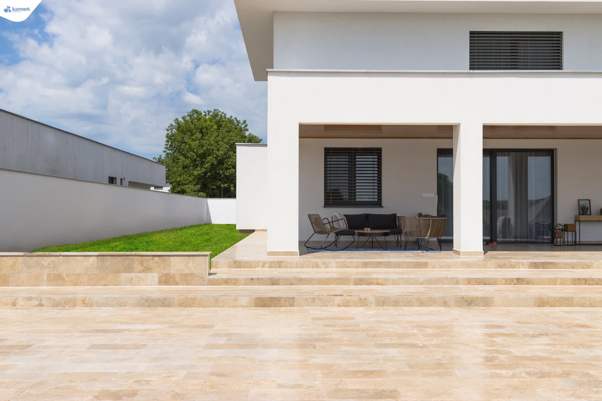 Travertín Antik COFFEE ATR55 obklad / dlažba - thumbnail 5