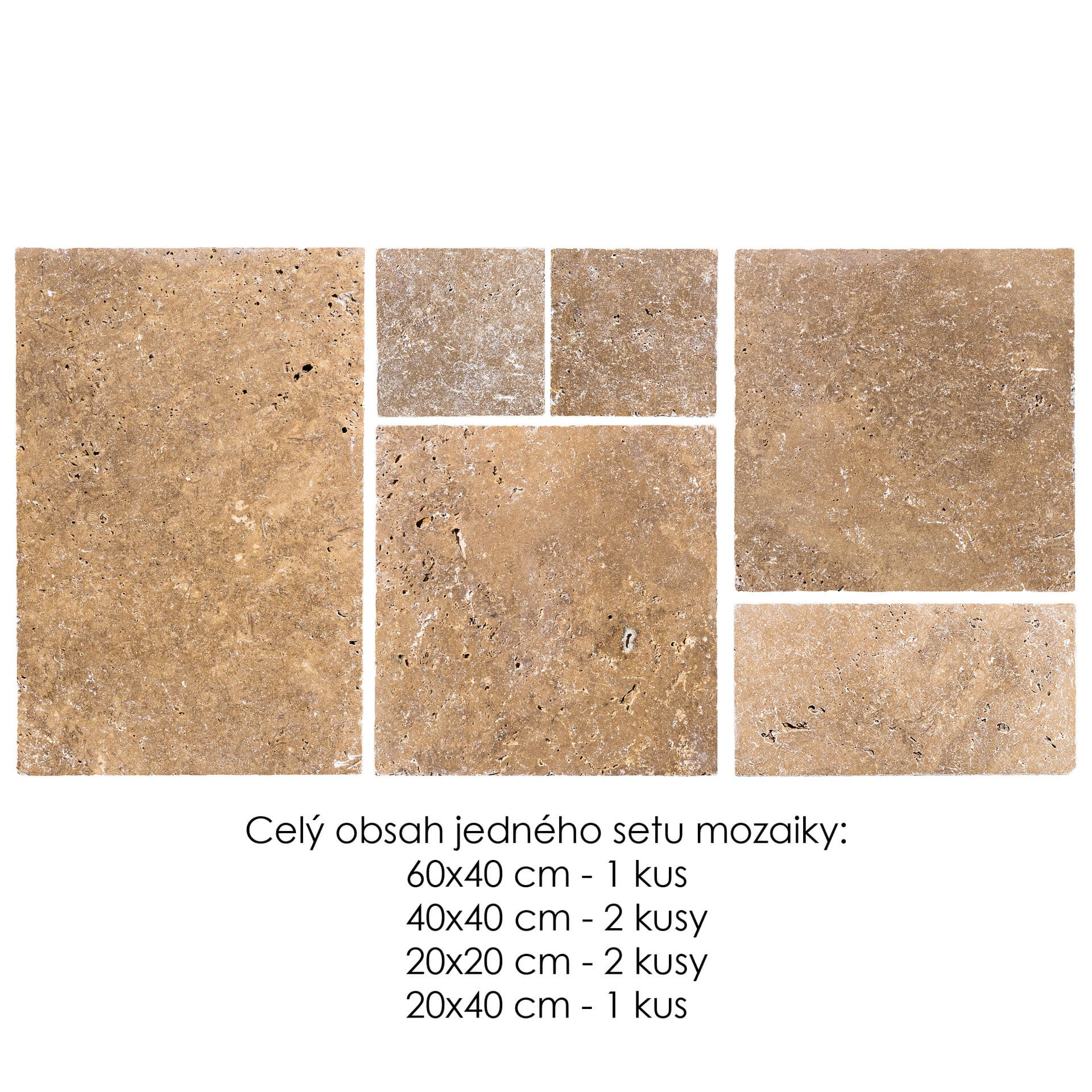 Travertín GRANDE ATR57 mozaika - obklad / dlažba - thumbnail 2