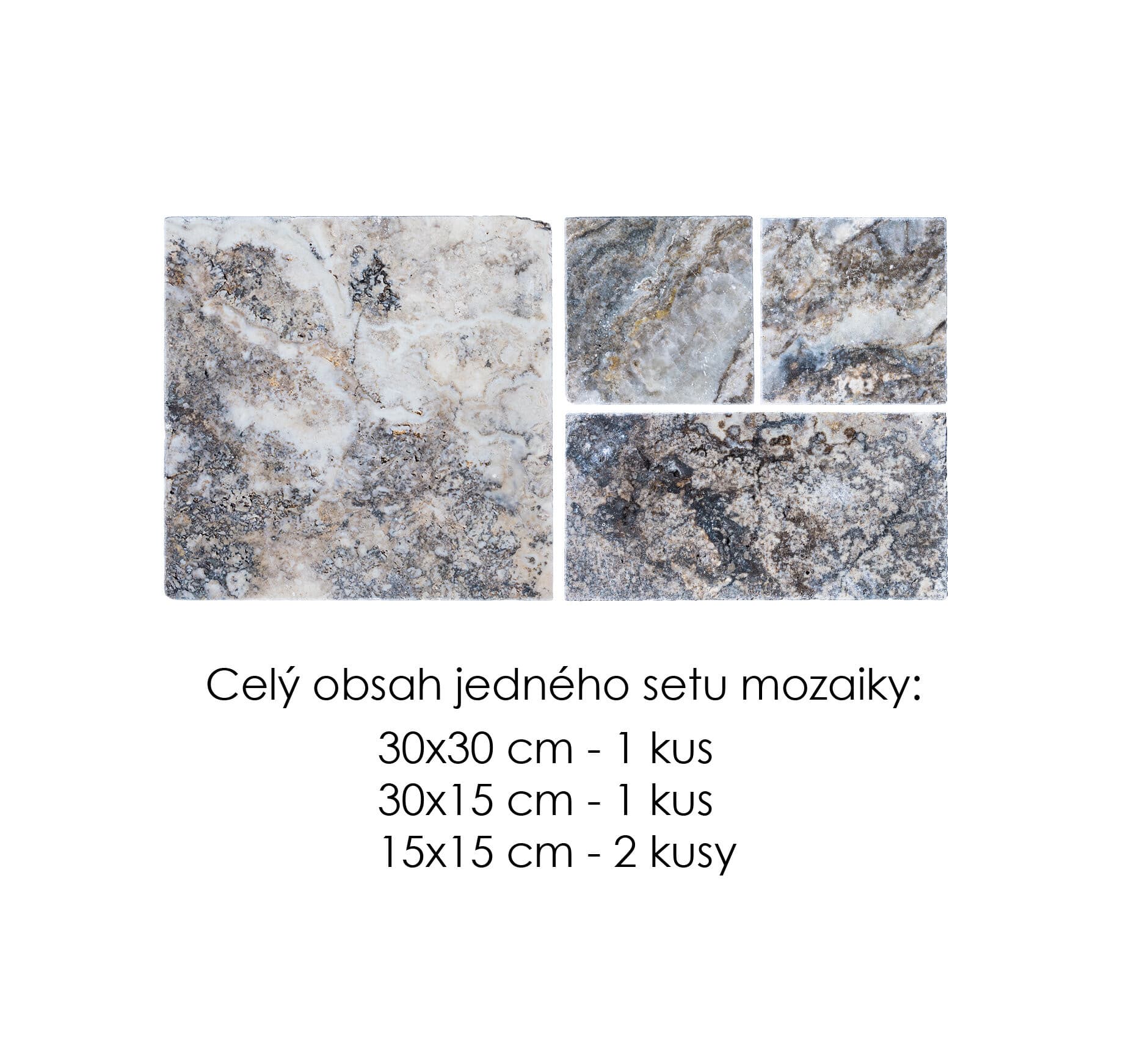 Travertín LATTE ATR59 MINI mozaika - obklad / dlažba - thumbnail 2