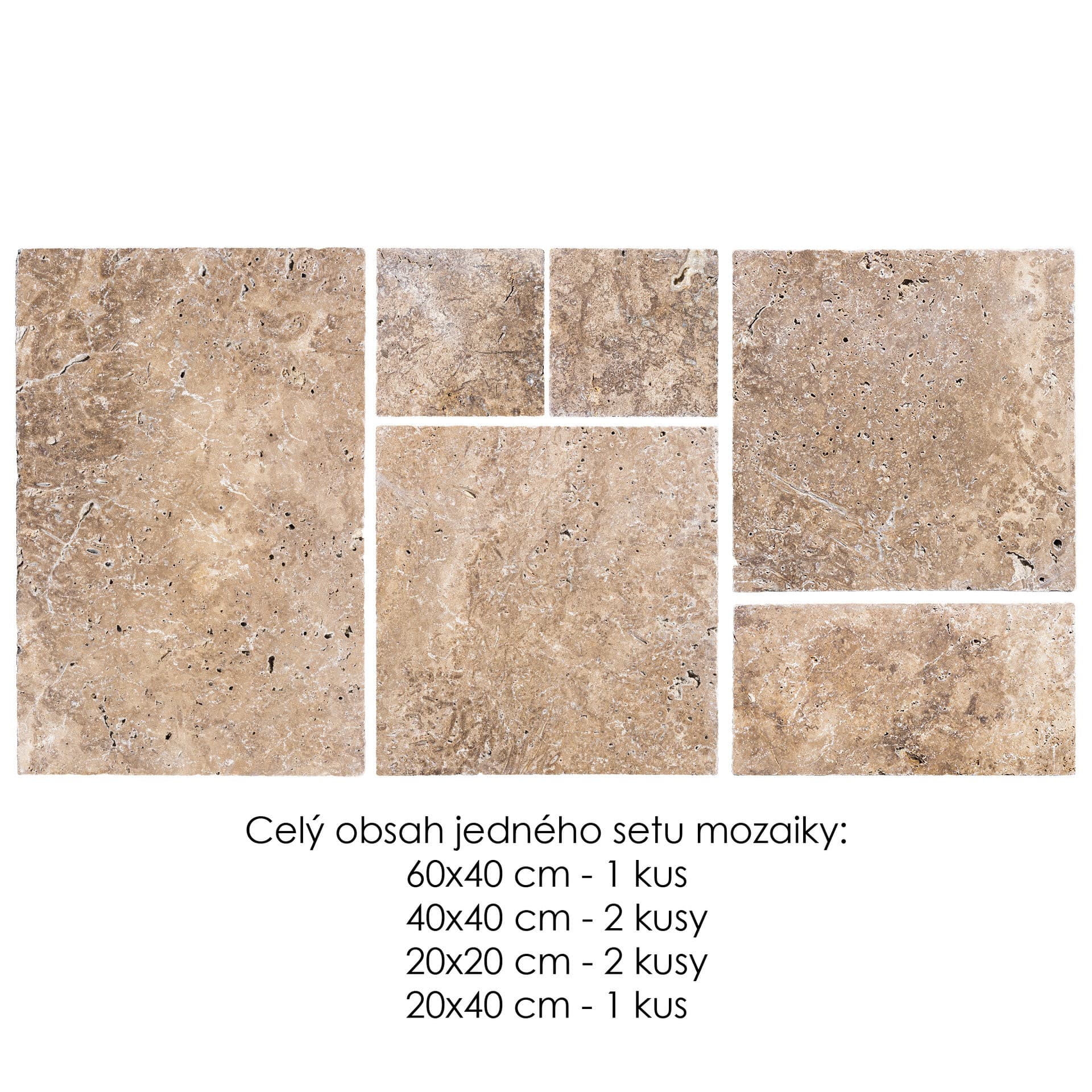 Travertín MOCCA ATR56 mozaika - obklad / dlažba - thumbnail 2