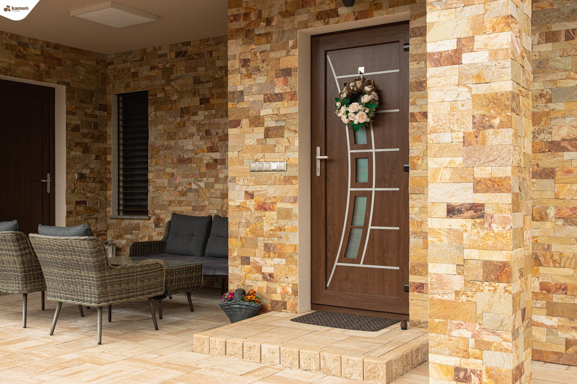 Gneis G26 kamenný tehličkový obklad - thumbnail 3