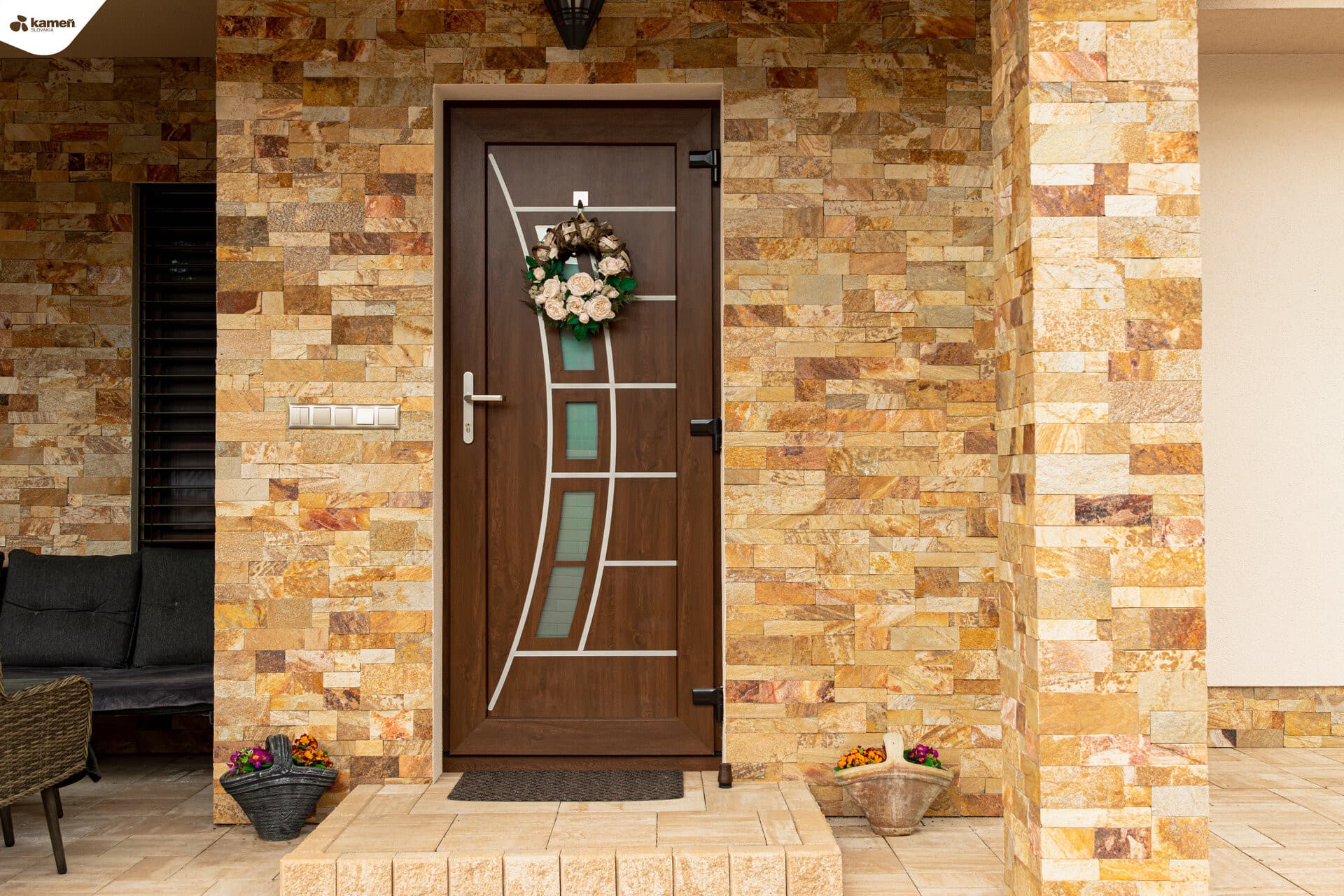 Gneis G26 kamenný tehličkový obklad - thumbnail 4