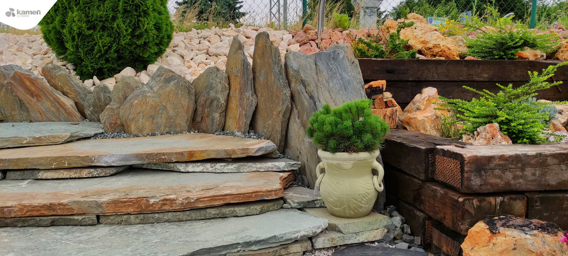 Kvarcit K65 kamenná platňa / nášľapné kamene / schody - thumbnail 5