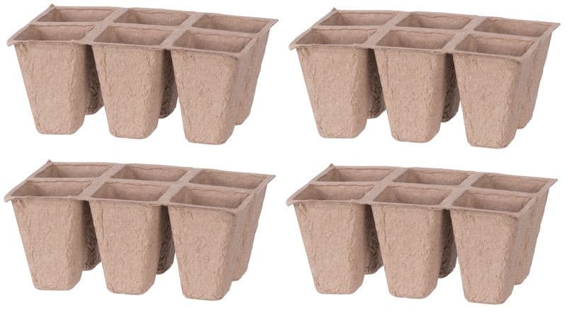 Sadbovač Strend Pro Herrison P1108, papierový, 6 priesad, bal. 4 ks - thumbnail 1