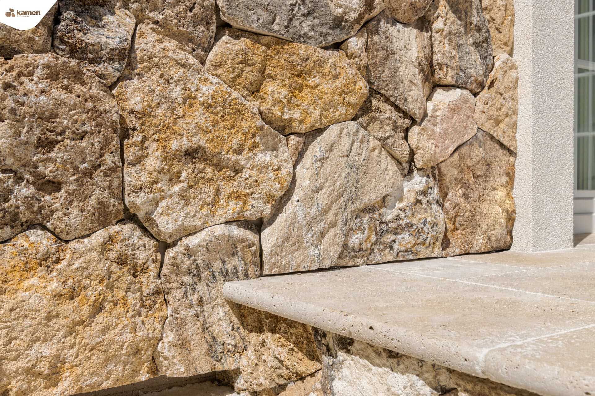 Travertín COFFEE ATR55 bazénový lem - thumbnail 4