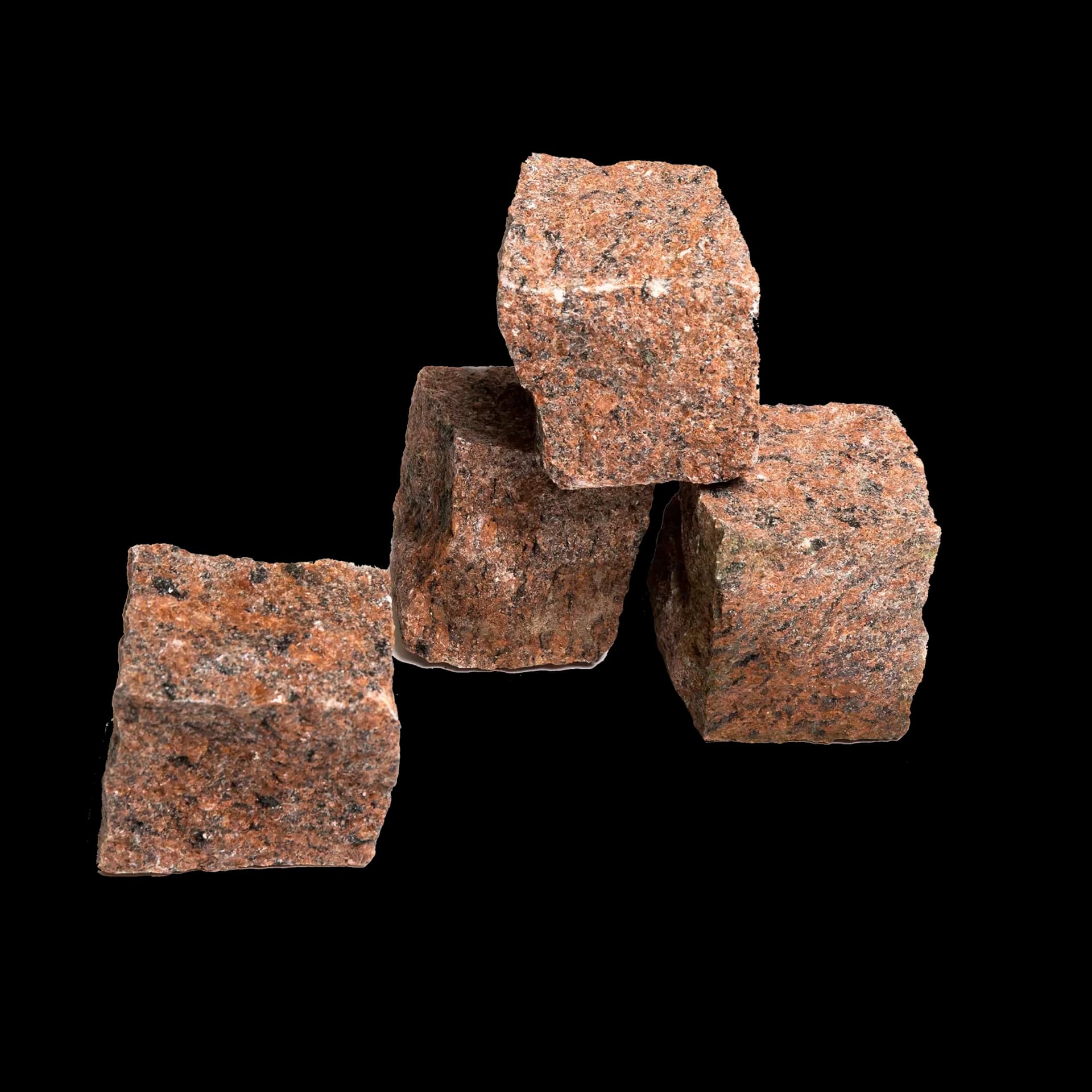 Z47 Žula kocka 8x11cm,tmavočervená  - thumbnail 1