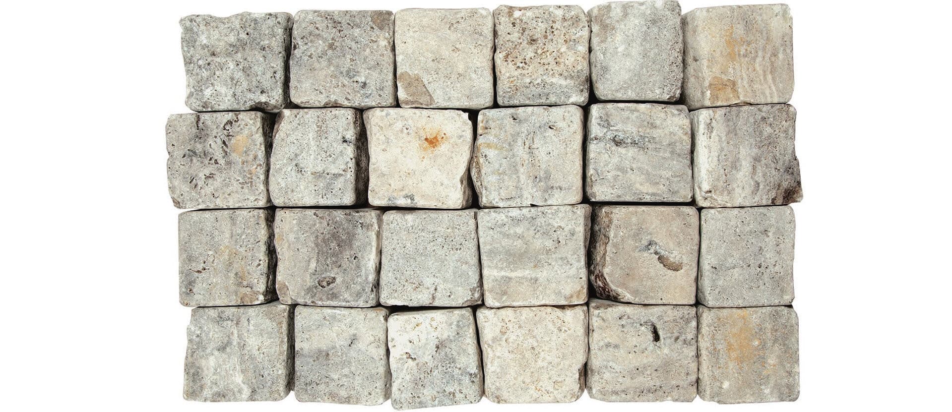 ATR73 Travertín BLUE SKY kocka 7,5-8x10x10cm,modrošedá - thumbnail 3