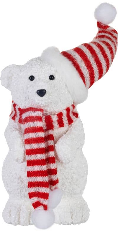 Dekorácia MagicHome Vianoce, medveď, 14x14x37 cm - thumbnail 1