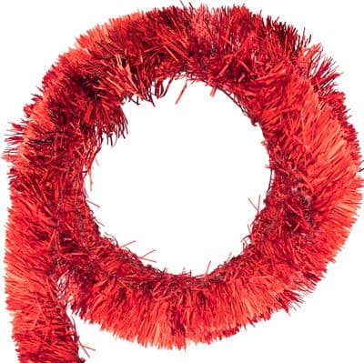 Girlanda, 9cm x 10m, červená - thumbnail 1