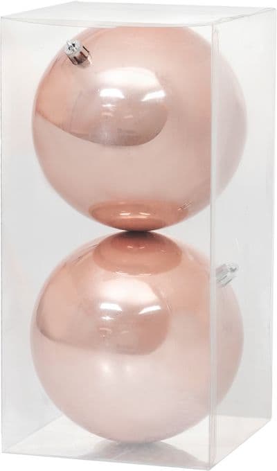 Gule MagicHome Vianoce, 2 ks, ružové, na vianočný stromček, 12 cm - thumbnail 1