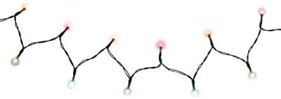 Reťaz MagicHome Vianoce CEIBO, 96 LED multicolor, 8 funkcií, časovač, 3xAA, exteriér, L-7 m - thumbnail 1