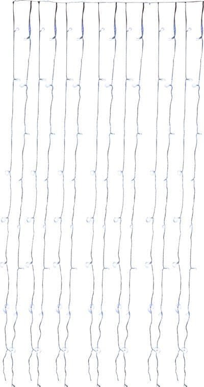 Reťaz MagicHome Vianoce Curtain, 160 LED studená biela, 230V, 50 Hz, 8 funkcií, časovač, L-1,5 + 2 m - thumbnail 1