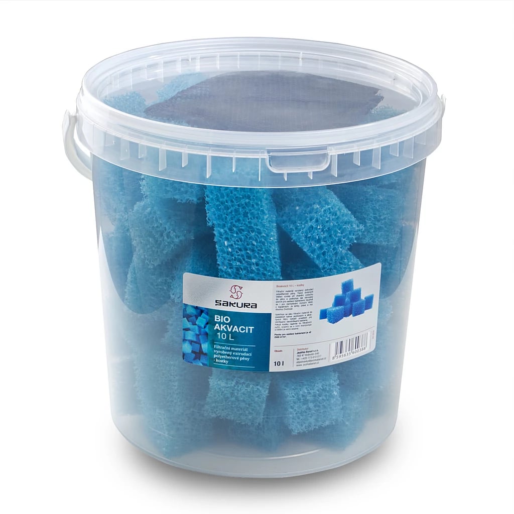 Bioakvacit kocky 10 l vedierko + vrecko zadarmo