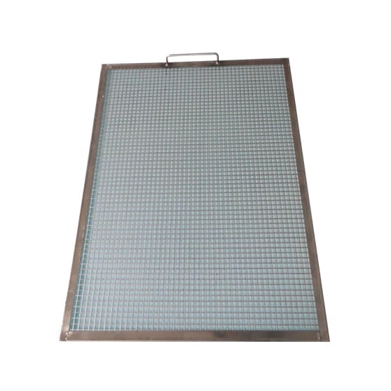 Rošt z nehrdzavejúcej ocele pre 4 šachty model 2023 710 x 780 mm