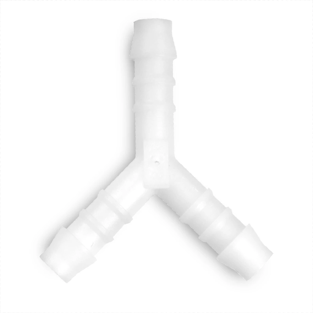 Y rozdeľovač biely 8 mm